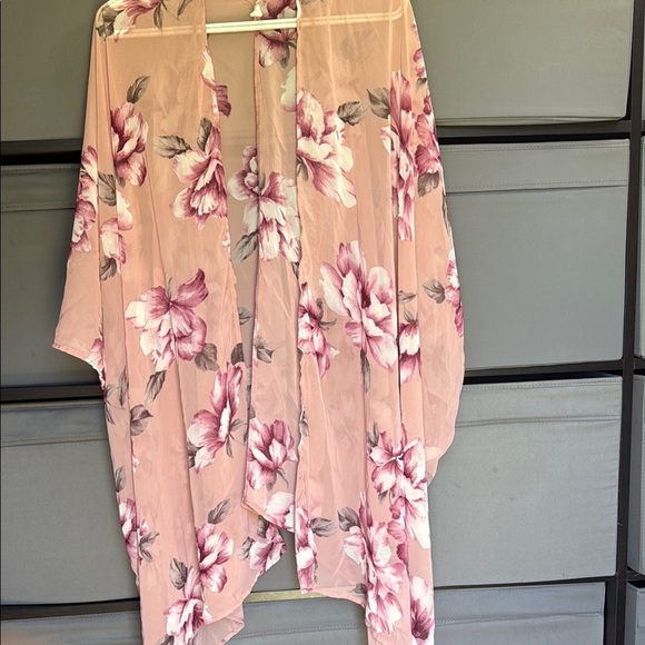 Floral Sheer Duster - Picture 2 of 4